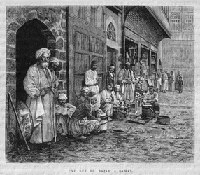 A Street in Damascus Bazaar, from 